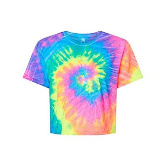 Colortone Women´s Tie-dyed Crop T-shirt