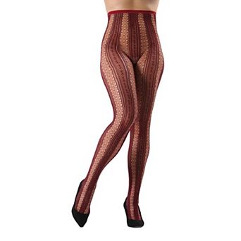 Epic Stripe Glamour Fishnet Tights