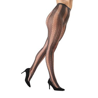 Epic Stripe Glamour Fishnet Tights