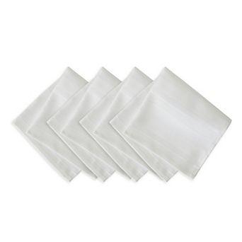 Threadmade Denley Stripe Jacquard Napkin, Set of 4, 17"x17"