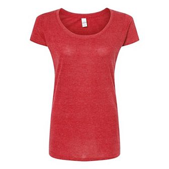 Tultex Women´s Poly-rich Scoop Neck T-shirt