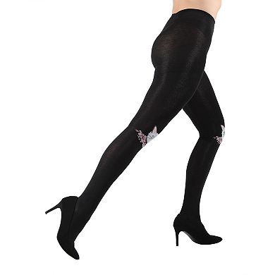 Cat Face Design Sweater Tights