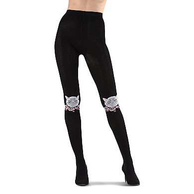 Cat Face Design Sweater Tights