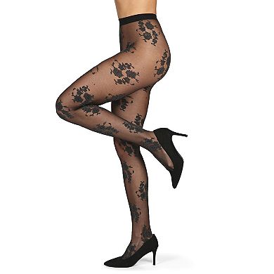 Tapestry Floral Sheer Tights