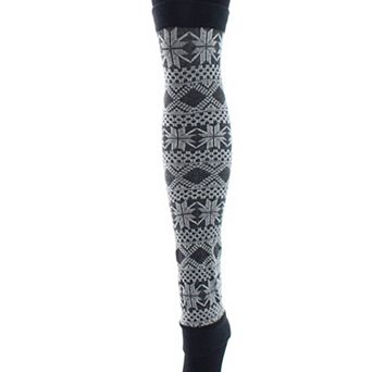 Flake Zone Cotton Blend Sweater Tights/legwarmer