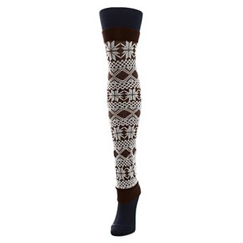 Flake Zone Cotton Blend Sweater Tights/legwarmer