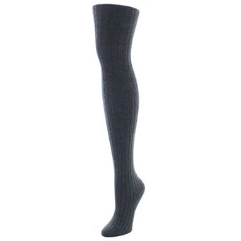 Natori Cashmere Blend Rib Knit Sweater Tights