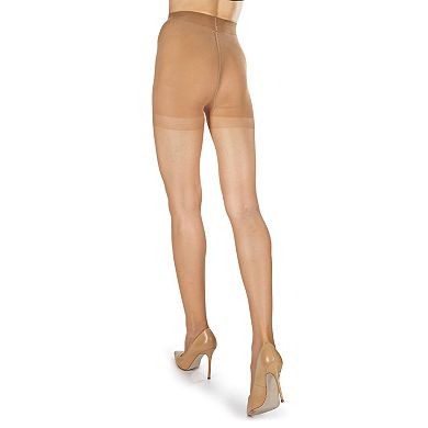 Women's Thins Ultra Transparent Mini Toner Control Top LUXE Pantyhose