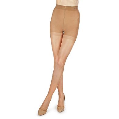 Women's Thins Ultra Transparent Mini Toner Control Top LUXE Pantyhose