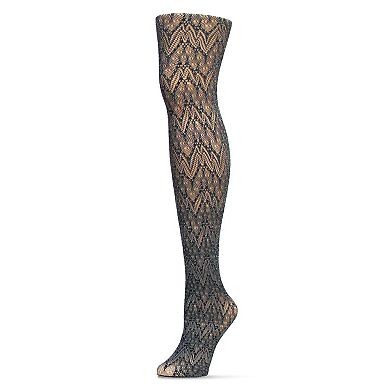 Glacier Two Toned Net Tights