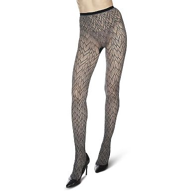 Glacier Two Toned Net Tights