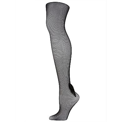Backseam Bow Fishnet Tights
