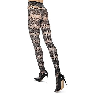Semi Botanic Two Toned Net Tights