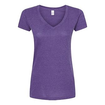 Tultex Women´s Poly-rich V-neck T-shirt