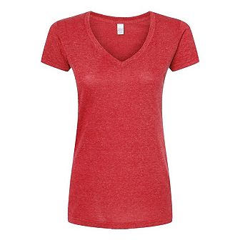 Tultex Women´s Poly-rich V-neck T-shirt