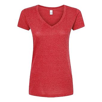 Tultex Women´s Poly-Rich V-Neck T-Shirt