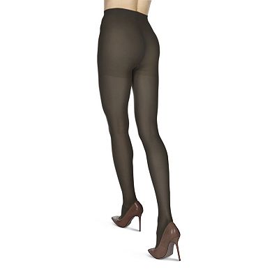 Women's 12 Denier Soft Sheen Crystal Sheer Control Top Pantyhose