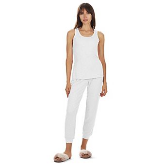 Women's Soft Rib Slub Knit Tank Top with Side Slits