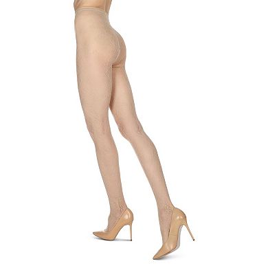Feminine Floral Netted Breathable Tights