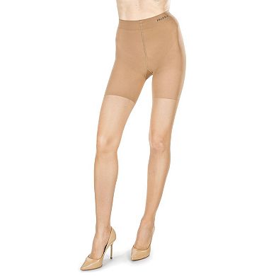 Women's Nudes Ultra Bare Everyday Mid Toner Control Top LUXE Pantyhose