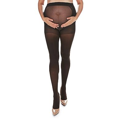 Women's Microfiber 60 Denier Opaque Maternity Tights