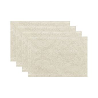 Elrene Home Fashions Caiden Elegance Damask Placemat, Set of 4, 13"x19"