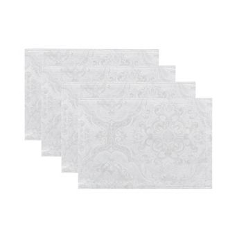 Elrene Home Fashions Caiden Elegance Damask Placemat, Set of 4, 13"x19"