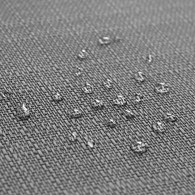 Elrene Home Fashions Laurel Solid Texture Water and Stain Resistant Napkins, Set of 4, 17"x17"