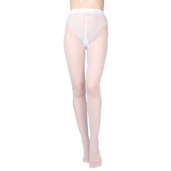 Women's Cherish Lace Bikini Brief 20 Denier Sheer Pantyhose
