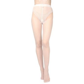 Women's Cherish Lace Bikini Brief 20 Denier Sheer Pantyhose