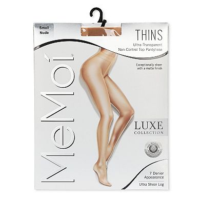 Women's Thins Ultra Transparent Non-Control Top LUXE Pantyhose