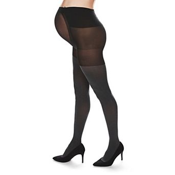 Women's Maternity Opaque Heather Microfiber Tights