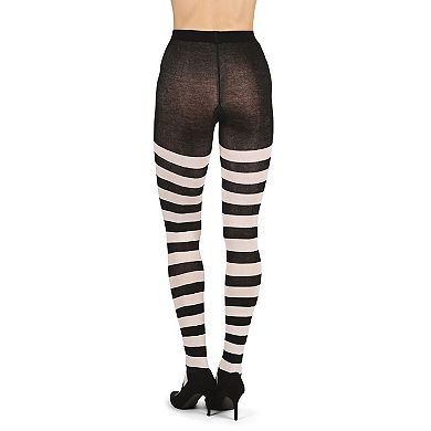 Grand Stripe Cotton Blend Sweater Tights