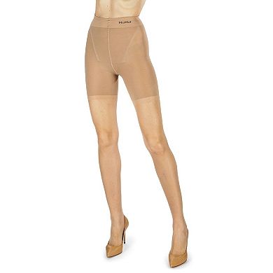 Women's Thins Ultra Transparent Essential Longline Toner Control Top LUXE Pantyhose