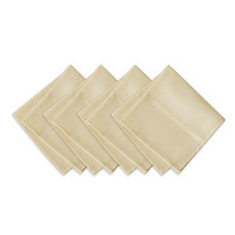 Elrene Home Fashions Elegance Plaid Damask Napkin, Set of 4, 17"x17"