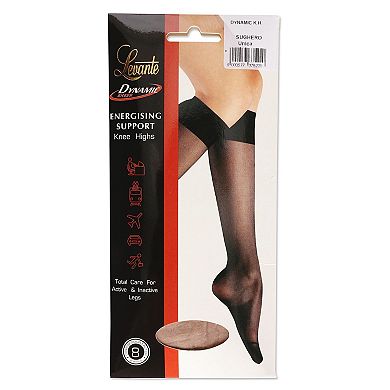 Levante Dynamic Women's Energizing Sheer Knee High Stockings