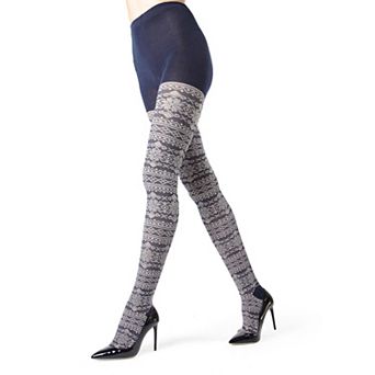 Selbu Sky Geometric Sweater Tights