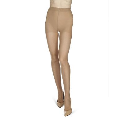 Women's Crystal Sheer Shaper 12 Denier Longline Pantyhose