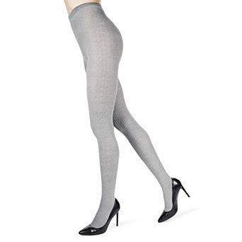 Portland Side Cable Knit Sweater Tights