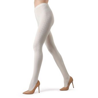 Portland Side Cable Knit Sweater Tights