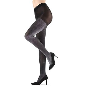 Liquid Metal Opaque Tights