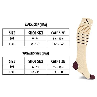 Premium Merino Wool Compression Socks - Designed For Winter, Hiking, Camping, Snowboarding, Skiing