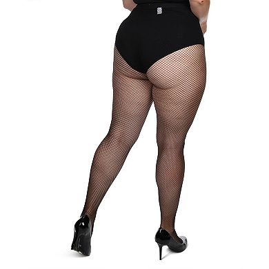 Plus Size Curvy Fishnet Tights