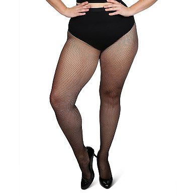 Plus Size Curvy Fishnet Tights