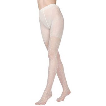 Women's Divine 20 Denier Sheer Vine Control Top Pantyhose
