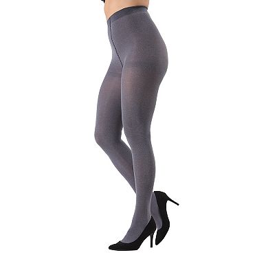 Heather Flat Knit Opaque Tights