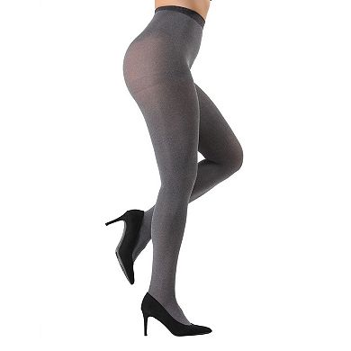 Heather Flat Knit Opaque Tights