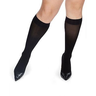 Microfiber Opaque Knee High Stockings