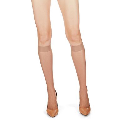 Crystal Sheer Knee High Stockings