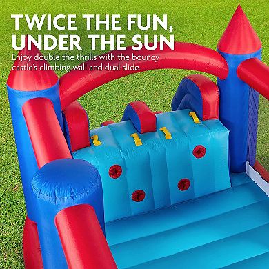 Sunny & Fun Bounce House, Bouncy House for Kids Outdoor with Toddler Slide